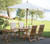 Royal Teak Oval Expansion Table & Estate Chair Dining Set