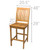 Royal Teak Bar Chair Dimensions