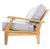 Royal Teak Miami Sofa - Reclined
