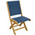 Three Birds Riviera Sling Folding Dining Side Chair