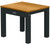 Three Birds Soho 20" Backless Bench - Black Finish