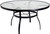 woodard-aluminum-deluxe-obscure-glass-top-round-umbrella-dining-table-multiple-sizes