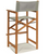 Hi Teak Directors Counter Height Chair Back