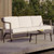 Oxford Garden Markoe Sofa - Bliss Linen Cushion - Front View