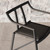 Oxford Garden Markoe Stackable Dining Armchair - Seat Detail