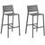 Oxford Garden Eiland Aluminum Bar Stool (Set of 2)