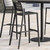 Oxford Garden Eiland Aluminum Bar Stool - Back View