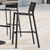 Oxford Garden Eiland Aluminum Bar Stool - Side View