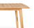 Hi Teak Modurn  71" Rectangular Dining Table Close Up