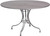 Woodard 48" Solid Top Wrought Iron Dining Table