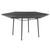 Woodard 54" Hexagon Mesh Top Wrought Iron Dining Table