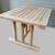 Log Cedar Picket Patio Dining Table