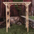 Log Style Cedar Garden Arbor 54" Front