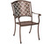 Woodard Aluminum Casa Stacking Dining Arm Chair