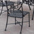 Woodard Furniture Aluminum Delphi Dining Side Chair - Back View