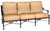 Woodard Furniture Aluminum Delphi Deep Seating Sofa