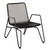 Woodard Furniture Turner Wrought Iron Spring Motion Lounge Chair