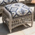 Lloyd Flanders Mackinac Deep Seating Ottoman - Yoko Mediterranean Fabric