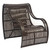 Woodard Furniture Loft Woven Small Lounge Chair
