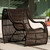 Woodard Furniture Loft Woven Small Lounge Chair - Side View - Beauty Shot