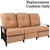 Woodard Furniture Aluminum Cortland Recliner Sofa Replacement Cushions