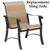 Woodard Furniture Cortland Sling Dining Armchair Replacement Sling