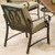 Woodard Furniture Aluminum Belden Dining Arm Chair - Back