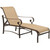 Woodard Furniture Aluminum Belden Sling Reclining Back Chaise Lounge Chair