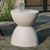 Palo Bowls End Table in Artic Finish - Beauty Shot