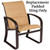 Woodard Cayman Isle Dining Armchair Replacement Padded Sling