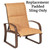 Woodard Furniture Cayman Isle Adjustable Lounge Chair Replacement Padded Sling