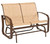 Woodard Cayman Isle Sling Gliding Loveseat