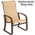 Woodard Cayman Isle High Back Dining Armchair Replacement Sling