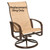 Woodard Cayman Isle High Back Swivel Rocking Dining Armchair Replacement Sling