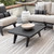 Berlin Gardens Resin Outdoor Square Table - Shown in Matte Black as a Coffee Table
