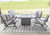 Berlin Gardens Kinsley Outdoor Lounge Set with Fire Pit