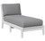 Berlin Gardens Resin Classic Terrace Armless Chaise Lounge Chair