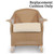 Replacement Cushions for Lloyd Flanders Embassy Dining Chair