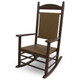 POLYWOOD Jefferson Woven Rocker|Woven Seat Rocking Chair