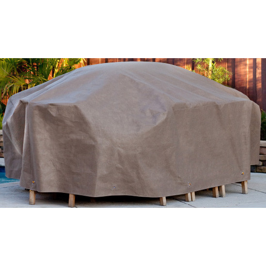 Duck Covers Gartentisch-Abdeckung Für Rechteckige/ovale Tische (96 Zoll) – Wasserfest, Atmungsaktiv, Mit 2-Jahres-Garantie