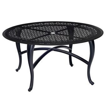 48 round patio table with umbrella hole Lloyd Flanders Grand Traverse 48