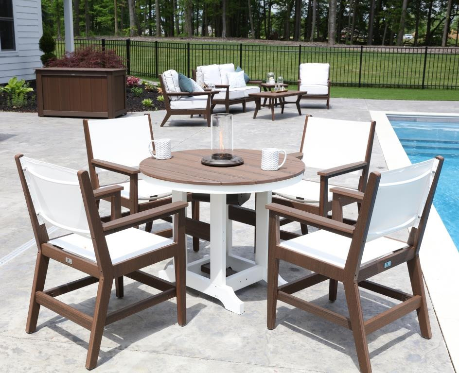 Outdoor Dining Table Set Eco Friendly Furniture for Sale