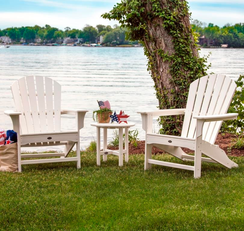 TREX Yacht Club Shellback Adirondack Chair Set