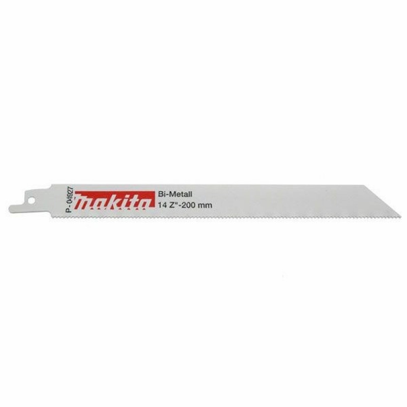 Makita Recip Saw Blade BiMetal 14TPI 200mm 5 Pack P04927 Tool Kit