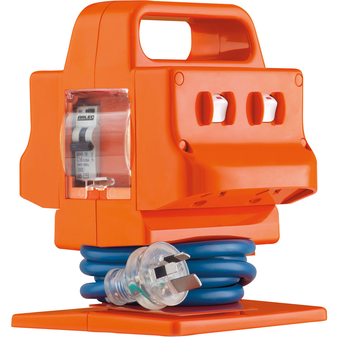 Arlec 15A 4 Outlet Heavy Duty Portable Safety Switch PB970 Tool Kit