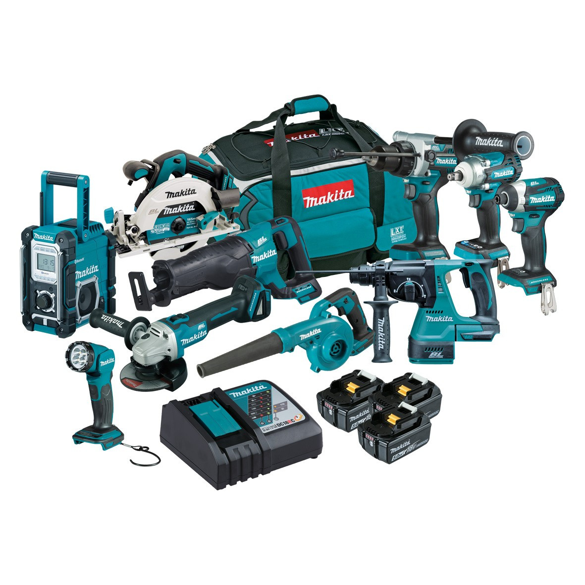 Makita 18V Brushless 10-Piece Combo Kit DLX1042TX1