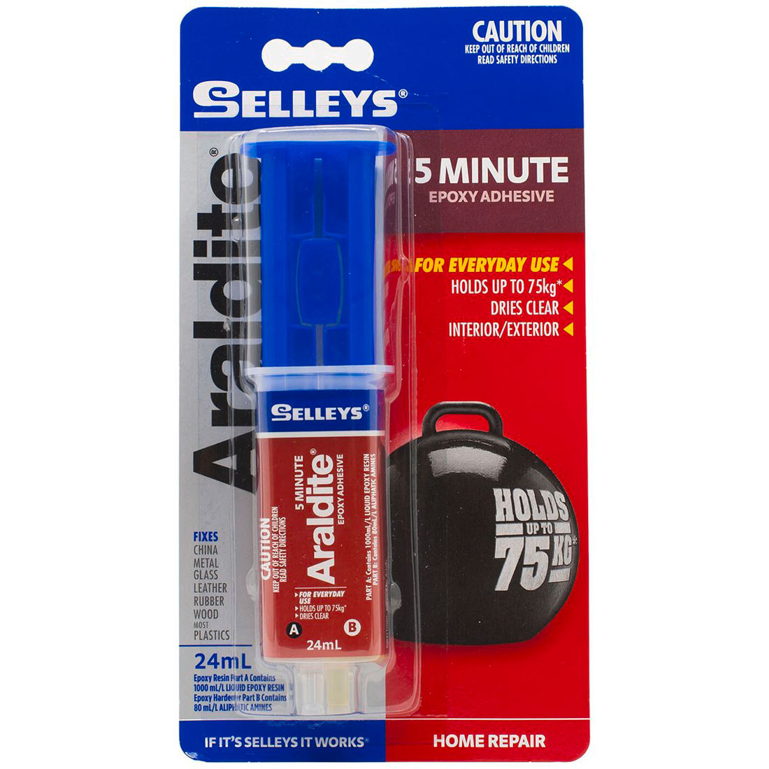 Selleys 24ml Araldite 5 Minute Epoxy Adhesive 100019 Tool Kit Depot