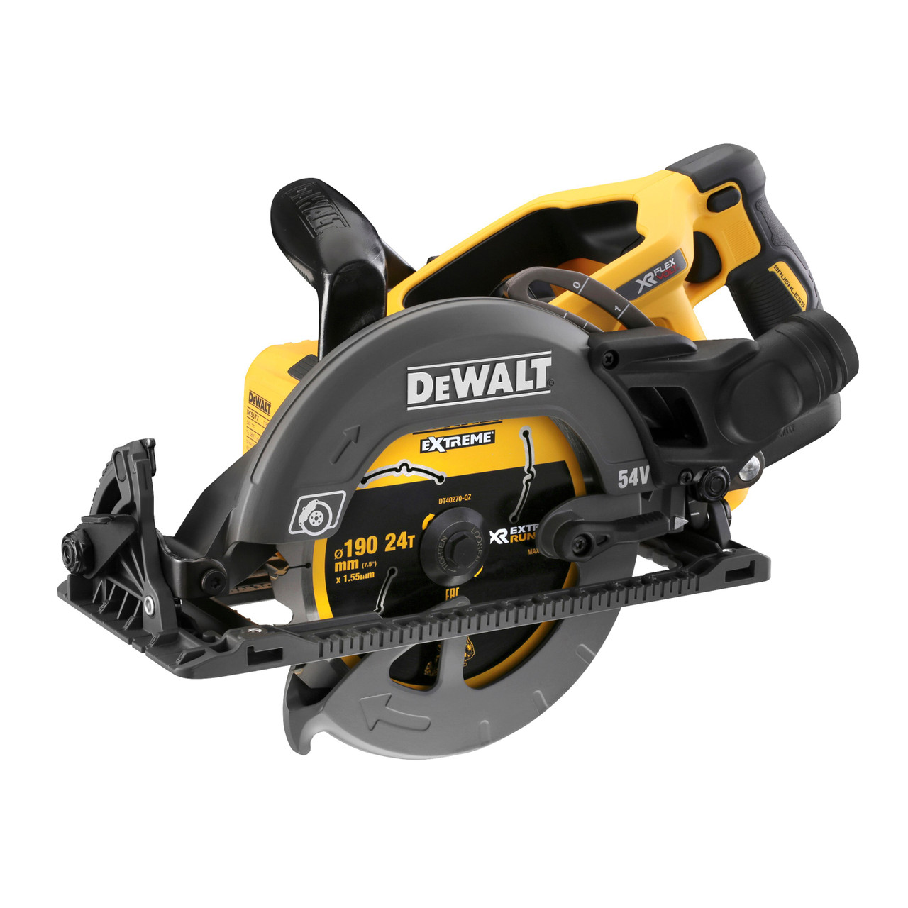 Dewalt 54V XR Li-Ion B/L Rear Handle Circular Saw - DCS577N-XJ