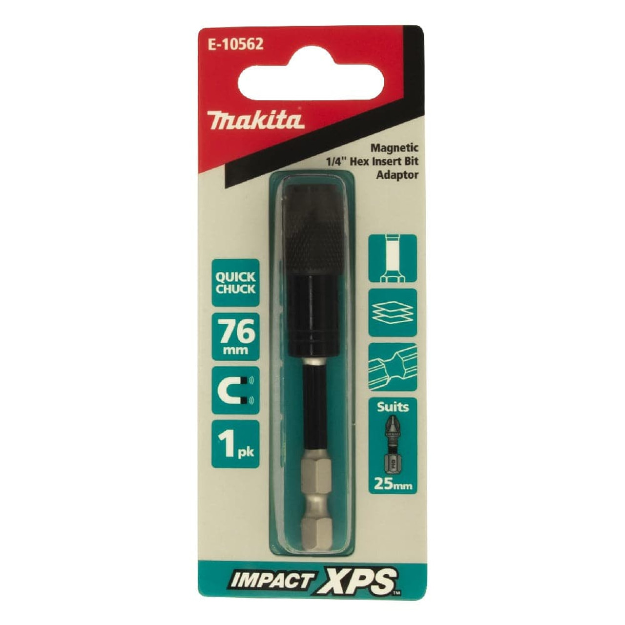 Makita Impact XPS 75mm Quick Chuck Bit Holder E10562 Tool Kit Depot