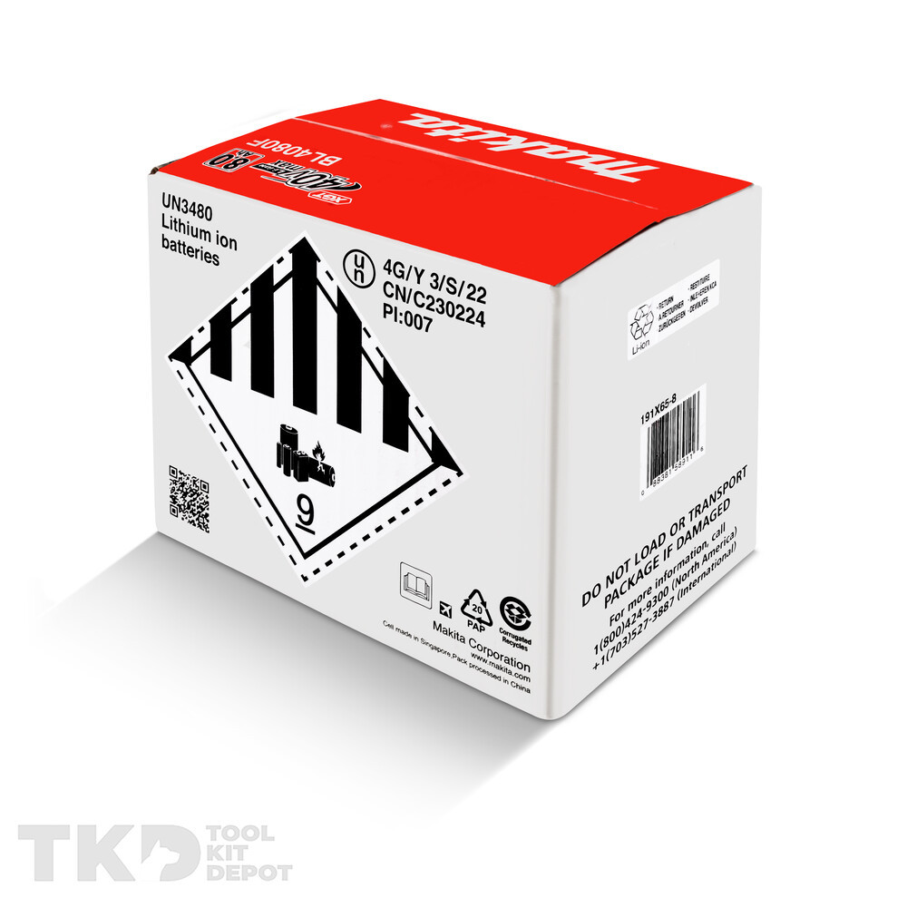 makita UN3480 Lithium ion batteries Makita リチウムイオン